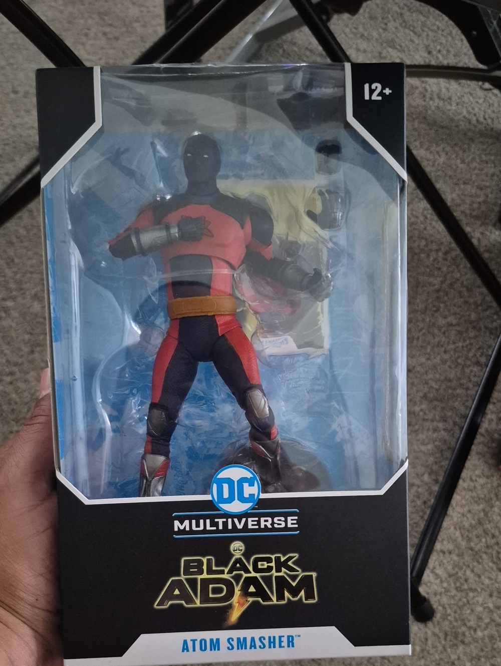 DC Multiverse Atom Smasher Action Figure - Red, Black & Gold Accents